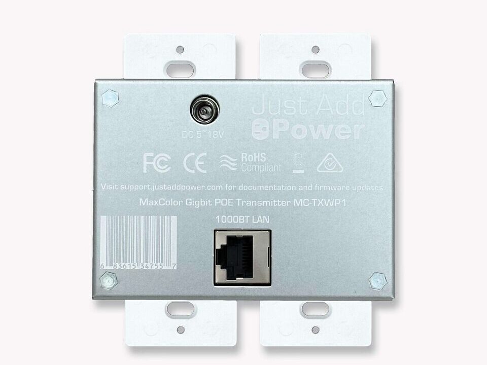 Just Add Power, MaxColor Series: New HDMI 4K60 Wall Plate