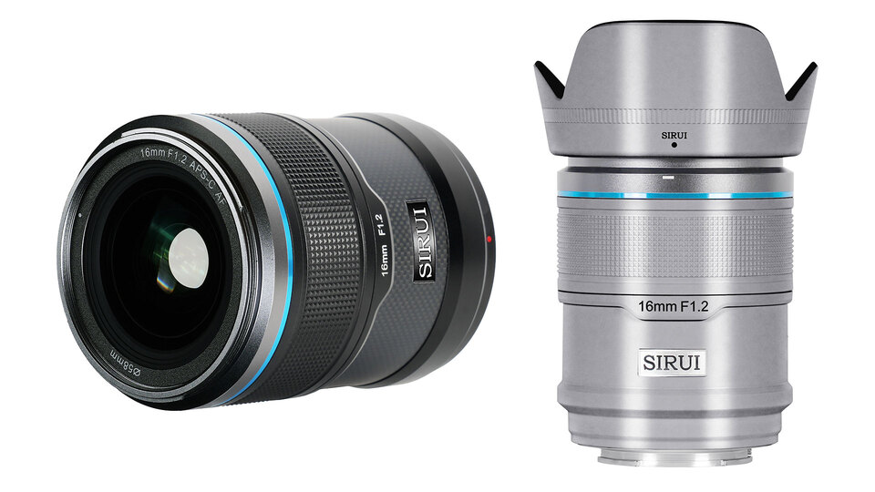 SIRUI: 16mm and 75mm f/1.2 APS-C Lenses