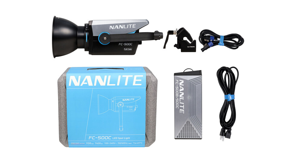 NANLITE FC-500C: 520W RGBW LED Light with Bowens Mount