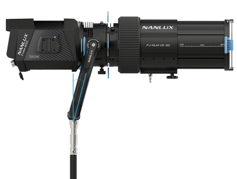 Nanlux, NL Mount Projection Attachment 15-30°: New Accessory for Evoke Series
