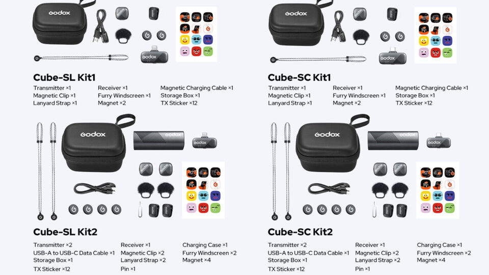 Godox Cube-S: New 2.4GHz Wireless Microphone System with Apple Find My Support