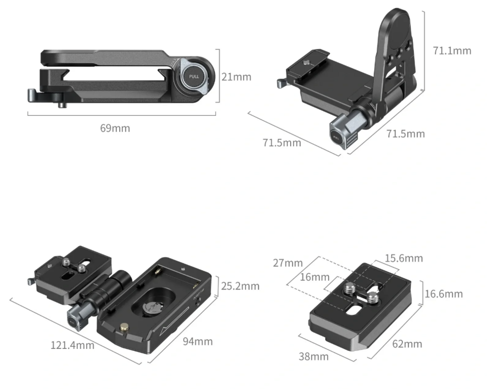 SmallRig Mount Plate Kit for Power Banks and NP-F Batteries: Compatibility and Features