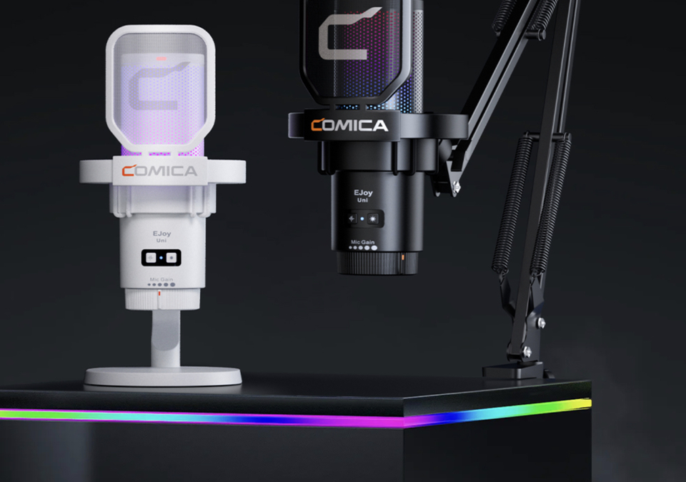 COMICA: New EJoy Uni Pro RGB Studio Microphone Line