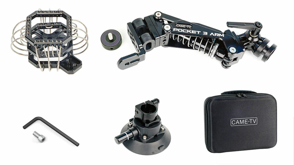 CAME-TV Shock Absorber Arm Deluxe Edition: New Isolation Cradle for DJI Osmo Pocket 3 CAME-TV Shock Absorber Arm Deluxe Edition: New Isolation Cradle for DJI Osmo Pocket 3