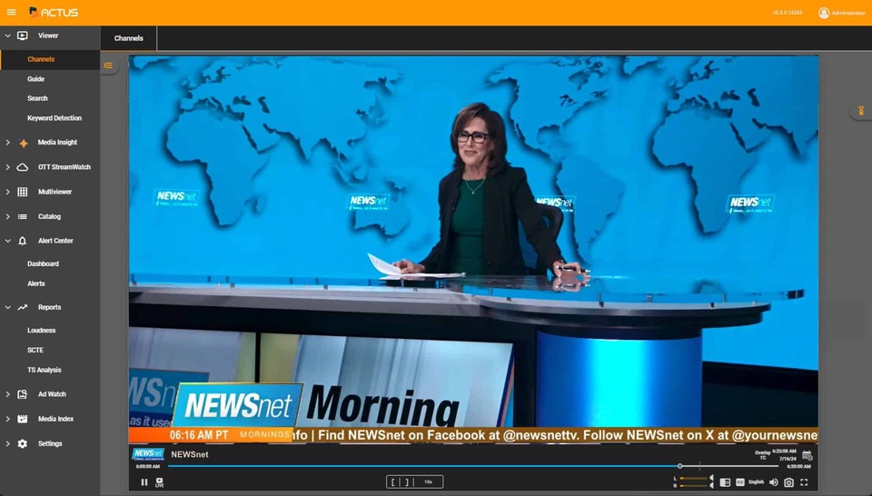 Bridge Media Networks: Integration of Actus Digital Monitoring System