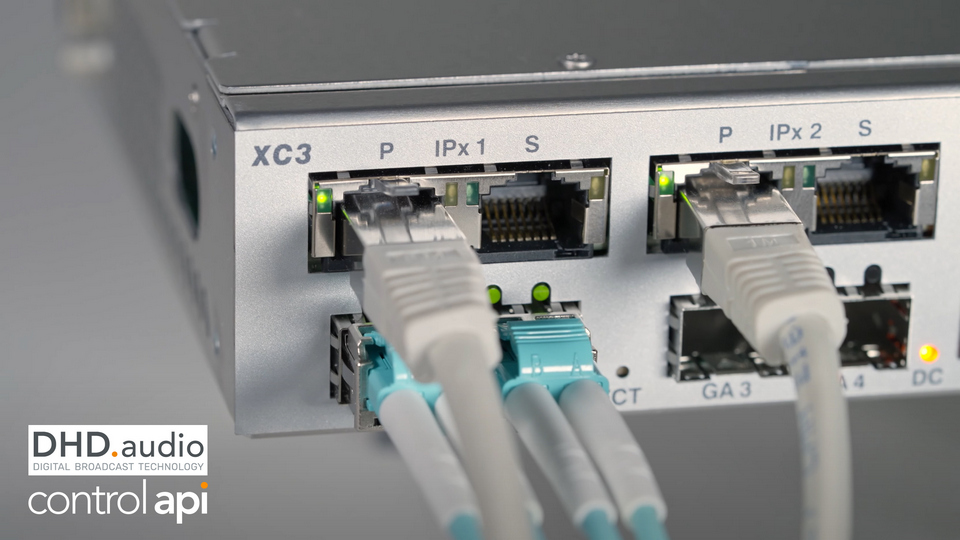 DHD Control API at IBC2024: Secure Audio Production on Standard Networks