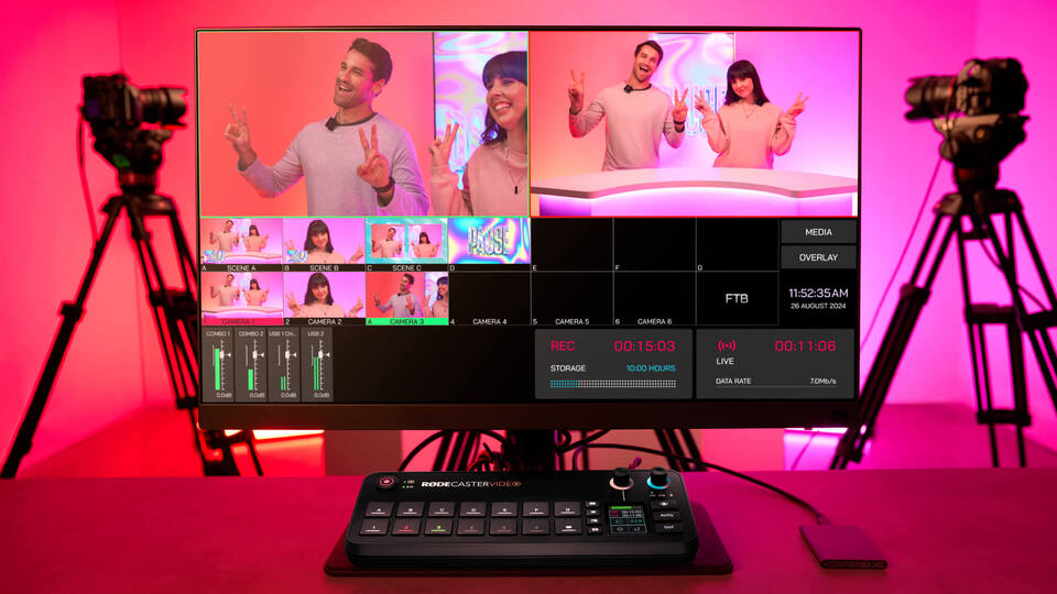 RØDE: RØDECaster Video for Video and Audio Production