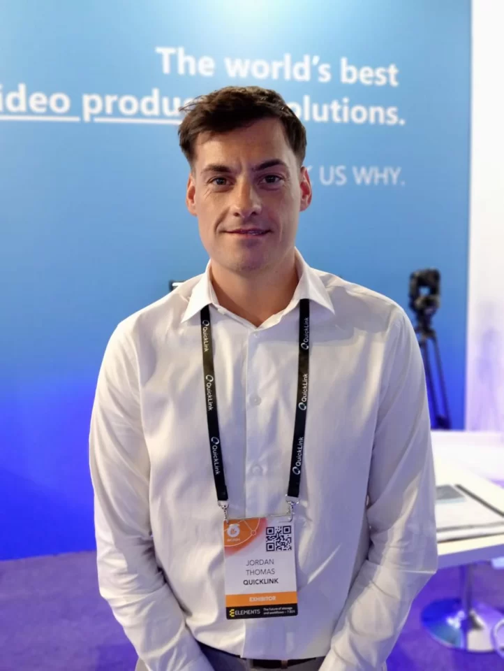 TFT1957 Interviews Jordan Thomas, Marketing Manager, QuickLink, at IBC2024