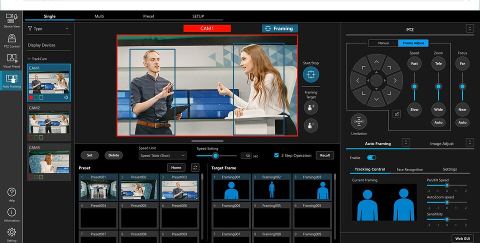 Panasonic Connect Europe: New Auto Framing Feature for PTZ Cameras