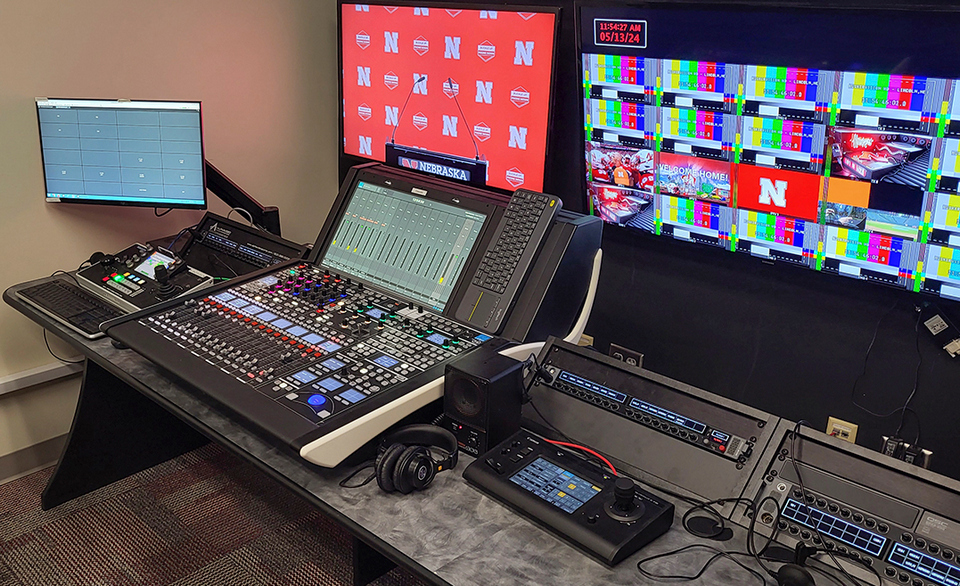 HuskerVision, the media organization serving University of Nebraska sports teams, has enhanced its audio production capabilities through a groundbreaking collaboration with Lawo, a global leader in live media production technology