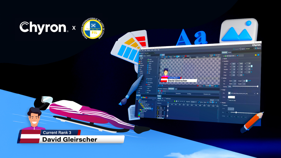 Chyron: Official Graphics Provider for International Luge Federation Competitions