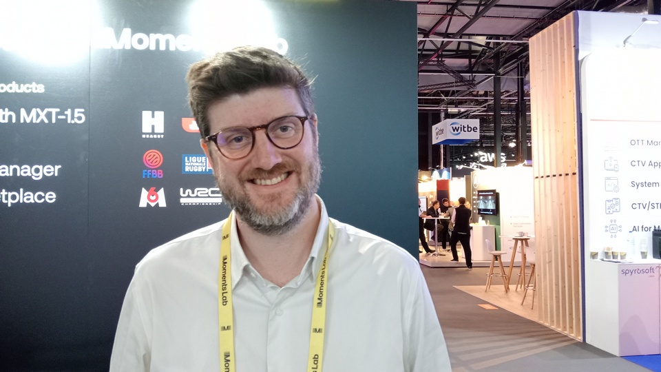 TFT1957 Interviews Philippe Petitpont, CEO & Co-Founder of Moments Lab at IBC 2024