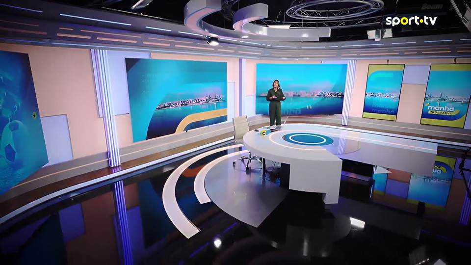 Alfalite LED Displays for Sport TV's New Studio in Portugal