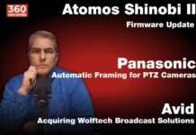 Atomos, Avid, and Panasonic News in 360 Seconds 360 Seconds. Broadcast News & Commentary
