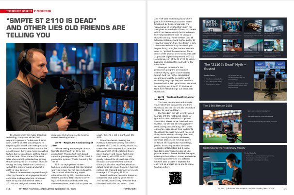 TELEVISION AND FILM TECHNOLOGIES