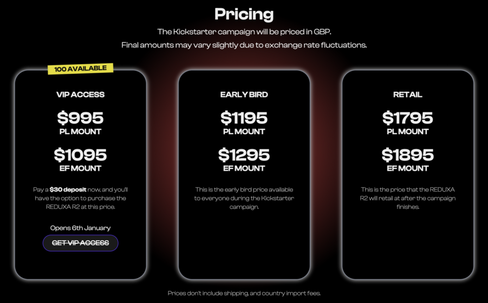 CINELUX Develops REDUXA R Focal Reducer for RED Cameras