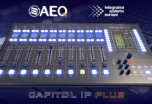 AEQ Capitol IP PLUS Digital Console at ISE 2026 AEQ Capitol IP PLUS Digital Console at ISE 2026