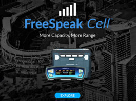 Clear-Com FreeSpeak Cell at NAB Show 2026 Clear-Com FreeSpeak Cell at NAB Show 2026