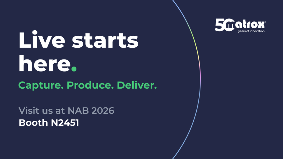 Matrox Video Live Production at NAB Show 2026