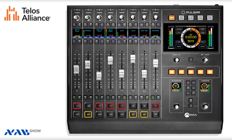 Telos Alliance Axia Pulsar AoIP Console at NAB Show 2026