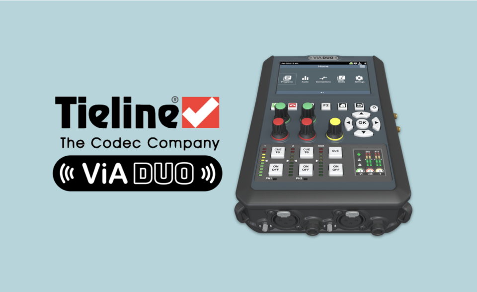 Tieline ViA Duo for Remote Broadcast at NAB Show 2026