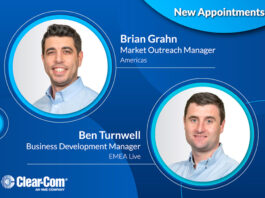 Clear-Com names Brian Grahn and Ben Turnwell to new roles Clear-Com names Brian Grahn and Ben Turnwell to new roles
