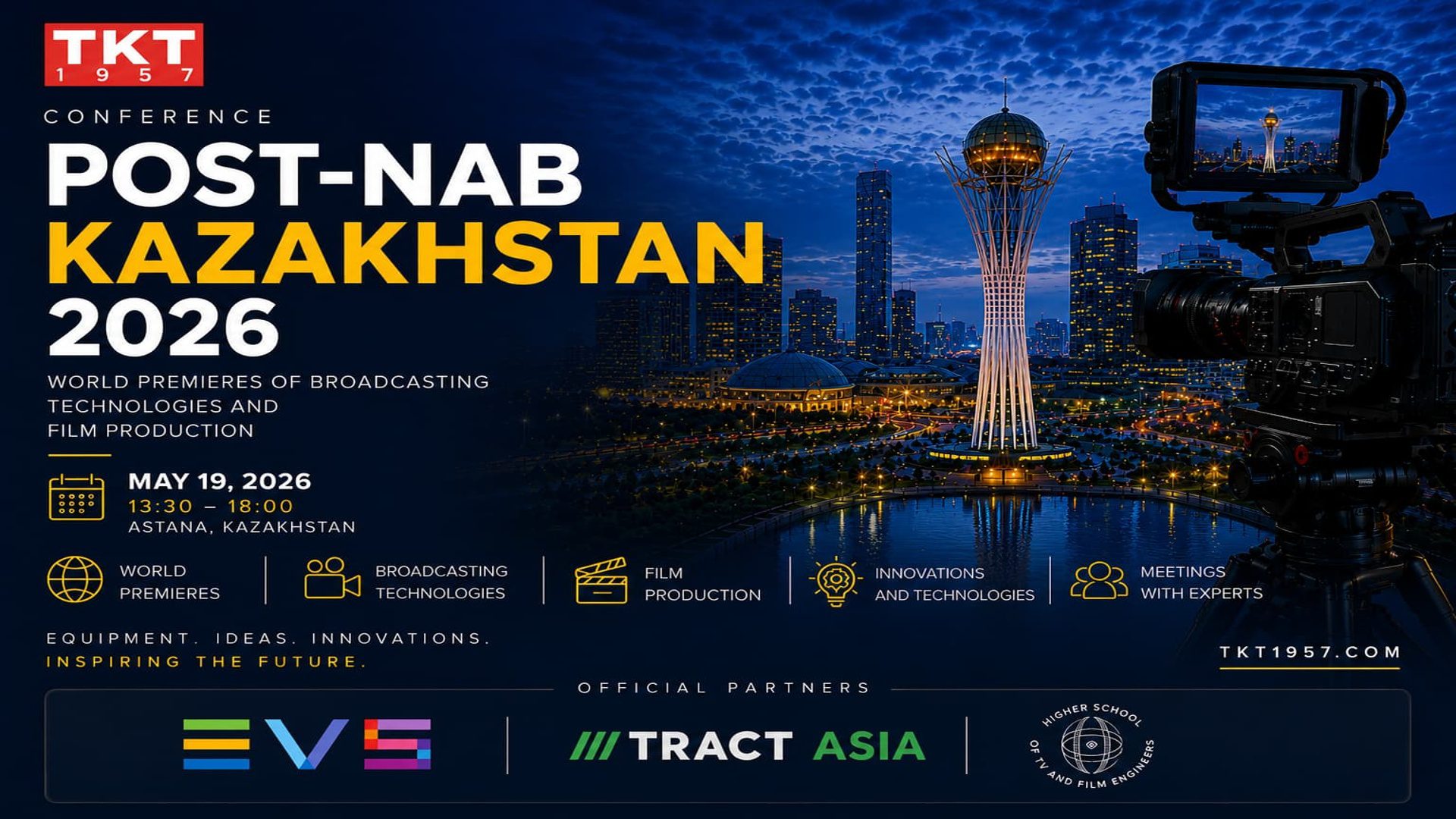 Post-NAB Kazakhstan 2026 will take place on May 19 at Kazmedia