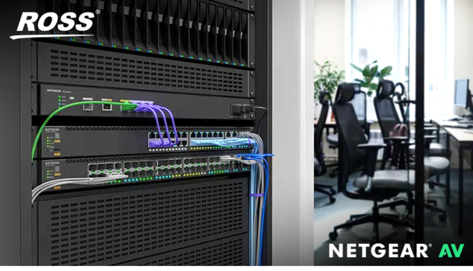 Ross Video and NETGEAR AV form switching partnership