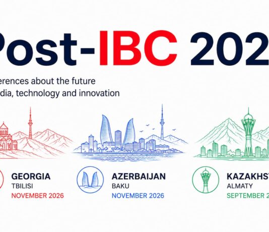 Evertz and EVS Join Post-IBC 2026 as Sponsors in Kazakhstan, Azerbaijan, and Georgia Post-IBC 2026 conferences in Kazakhstan, Azerbaijan and Georgia sponsored by Evertz and EVS